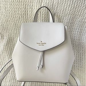 Kate Spade Lizzie Medium Flap Backpack - White